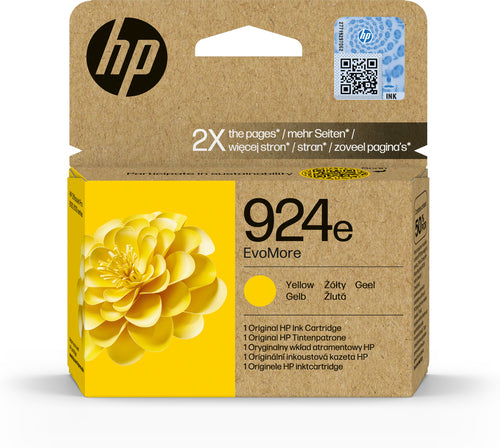 HP 924e EvoMore Yellow Original Ink Cartridge HP 924e EvoMore Yellow Original Ink Cartridge